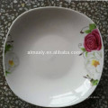 new design porcelain square bowl soup bowl